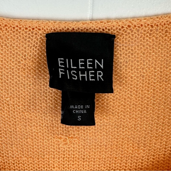 Eileen Fisher 100% Linen Lightweight Henley Sz S - Picture 2 of 8